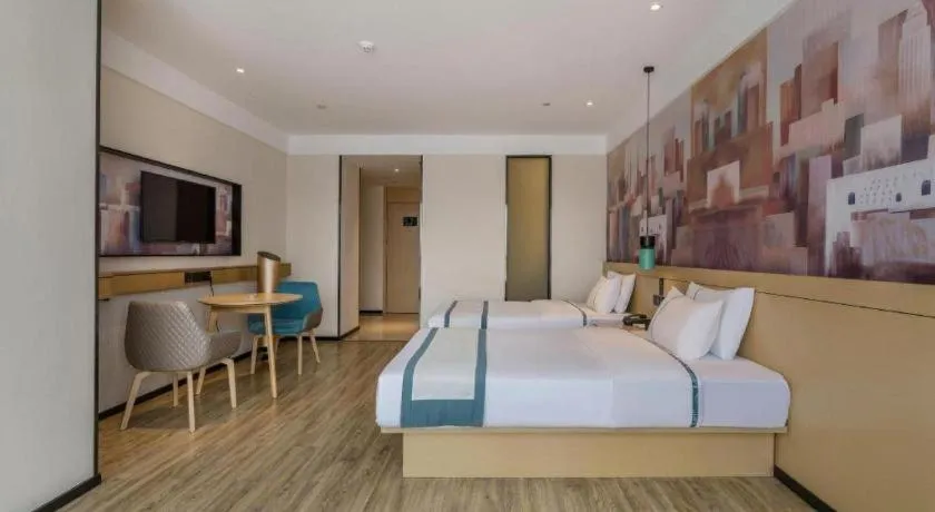 Bed in City Comfort Inn Lijiang Ancient Town