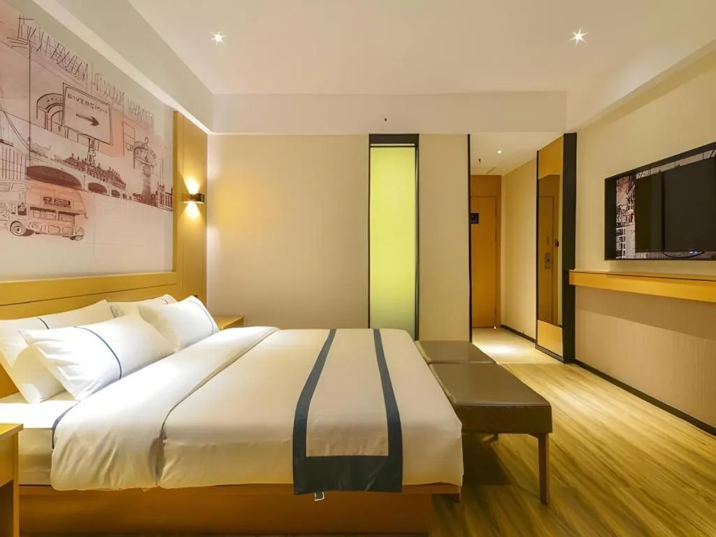 Bed in City Comfort Inn Lijiang Ancient Town