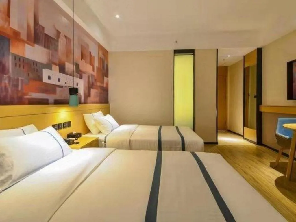 Bed in City Comfort Inn Lijiang Ancient Town