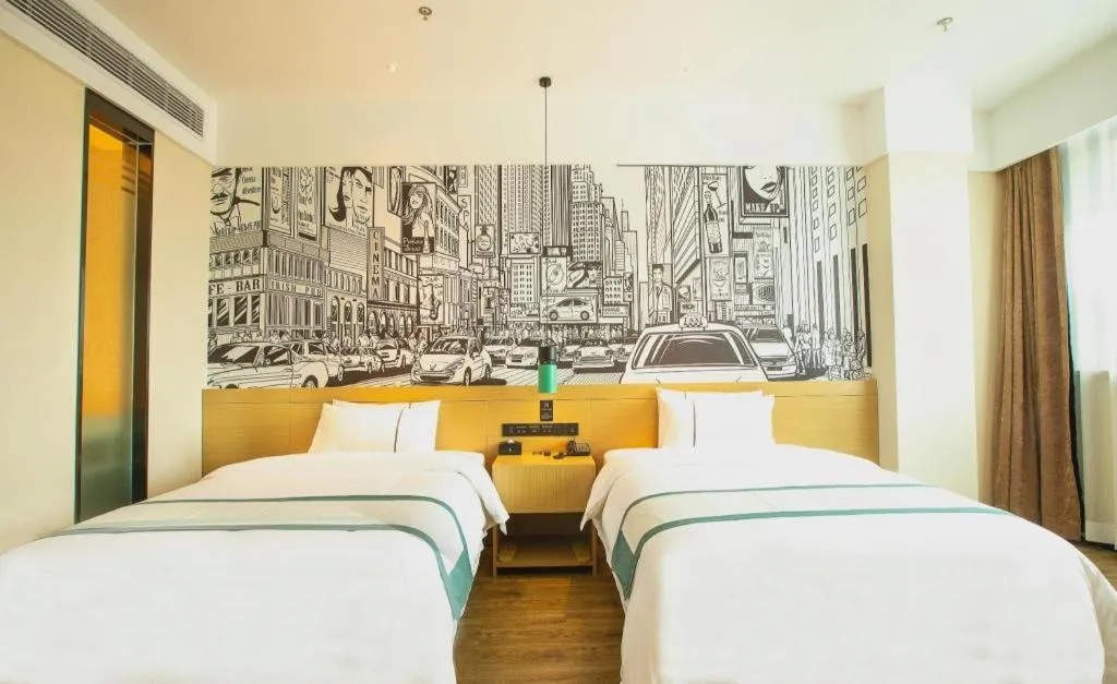 Bed in City Comfort Inn Honghu Avenue