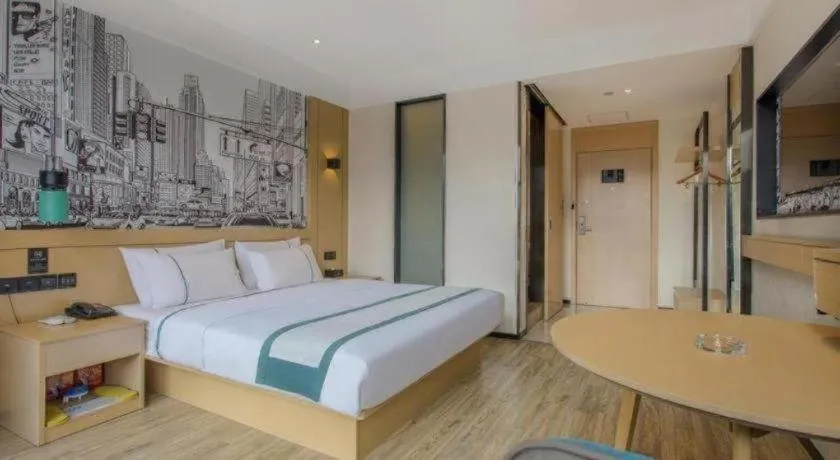 Bed in City Comfort Inn Honghu Avenue