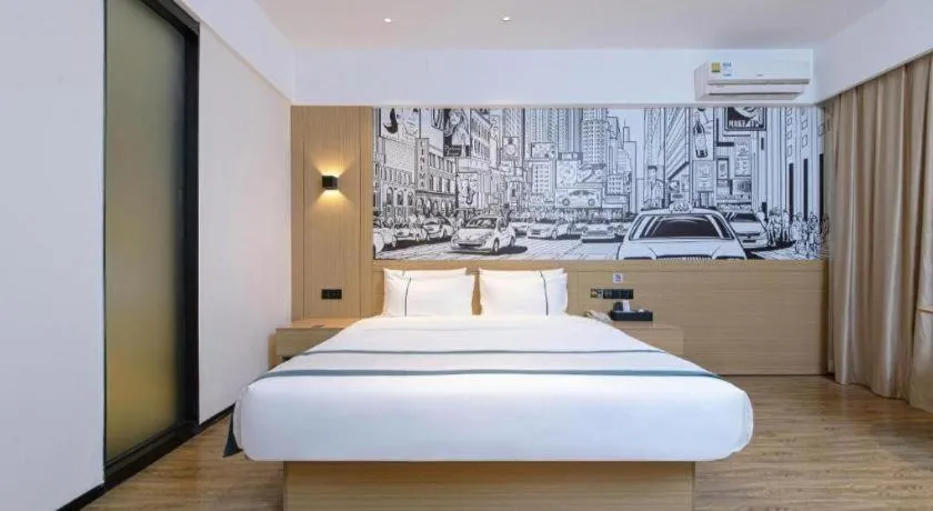 Bed in City Comfort Inn Honghu Avenue