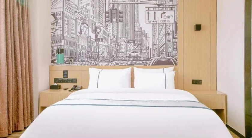 Bed in City Comfort Inn Honghu Avenue