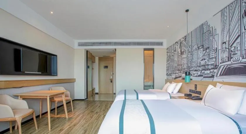 Bed in City Comfort Inn Honghu Avenue