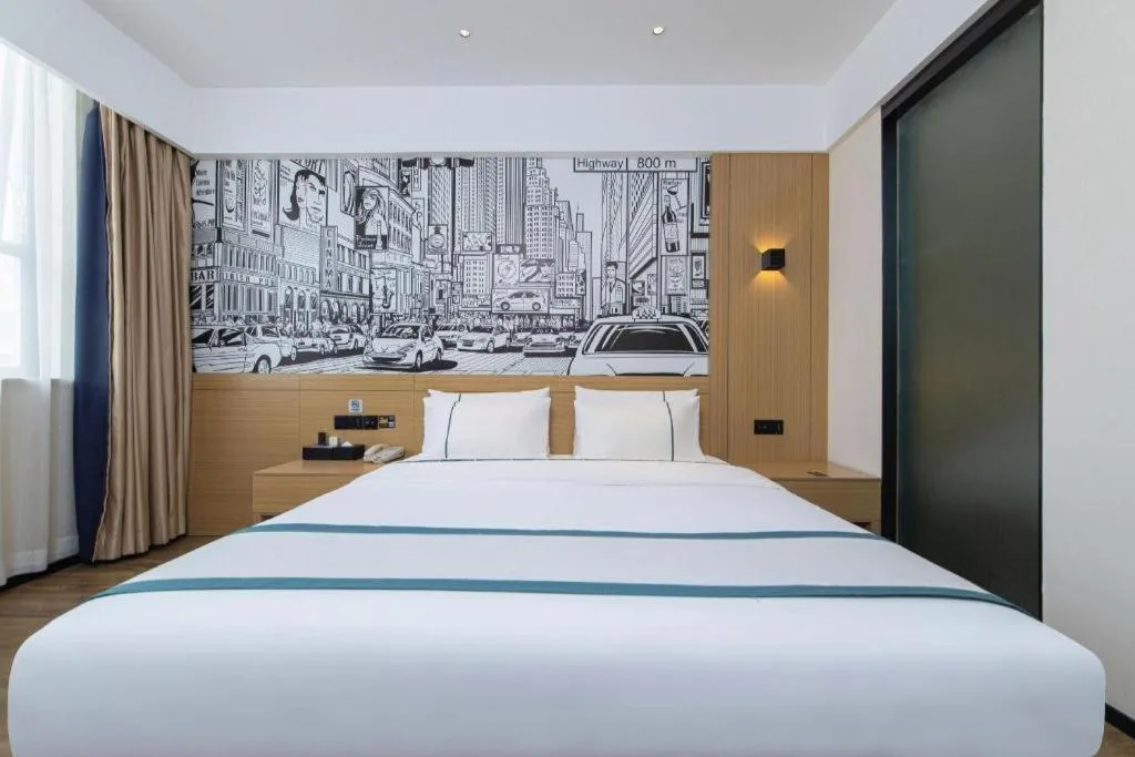 Bed in City Comfort Inn Honghu Avenue