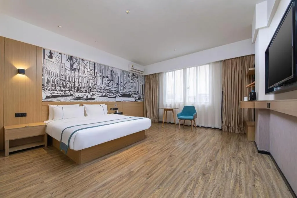 Bed in City Comfort Inn Honghu Avenue