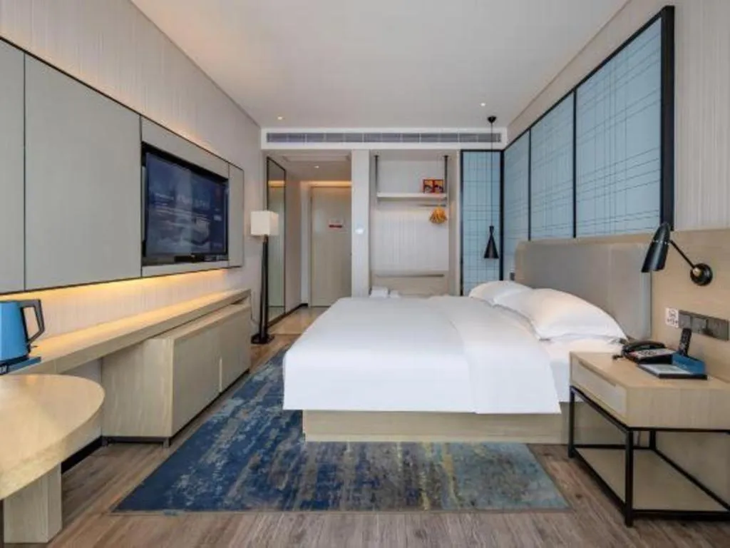 Bed in Echarm Hotel Nanning Dongge Macun Metro Station