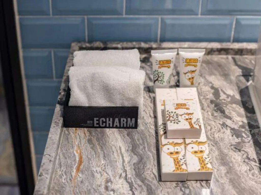 Bed in Echarm Hotel Nanning Dongge Macun Metro Station