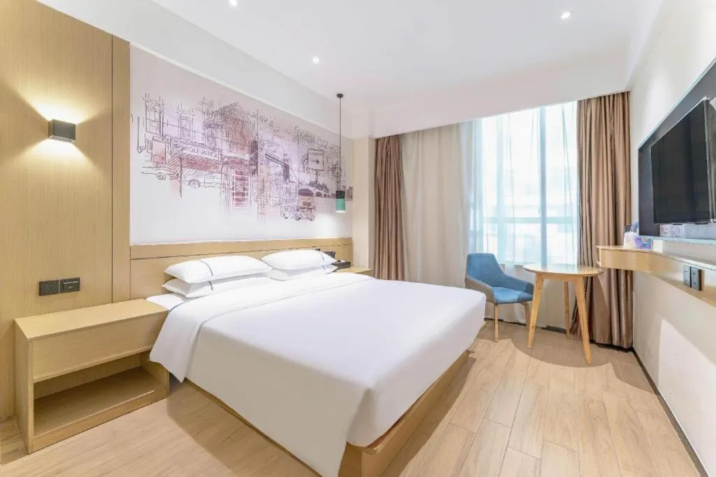 Bed in City Comfort Inn Yangjiang High-tech Zone Pinggang