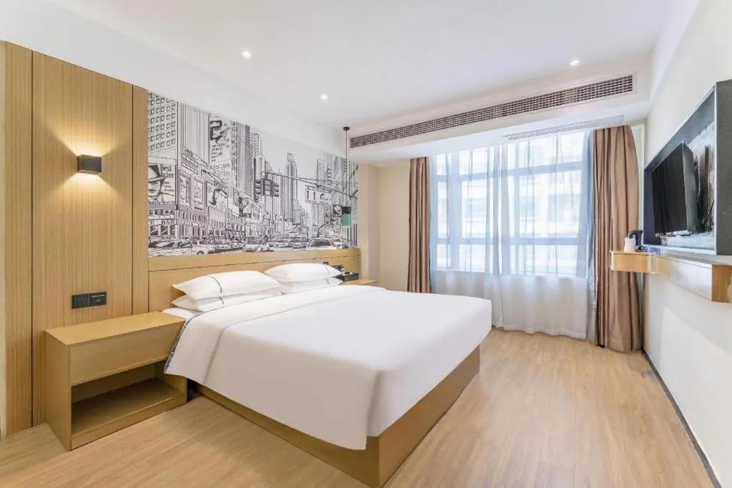 Bed in City Comfort Inn Yangjiang High-tech Zone Pinggang