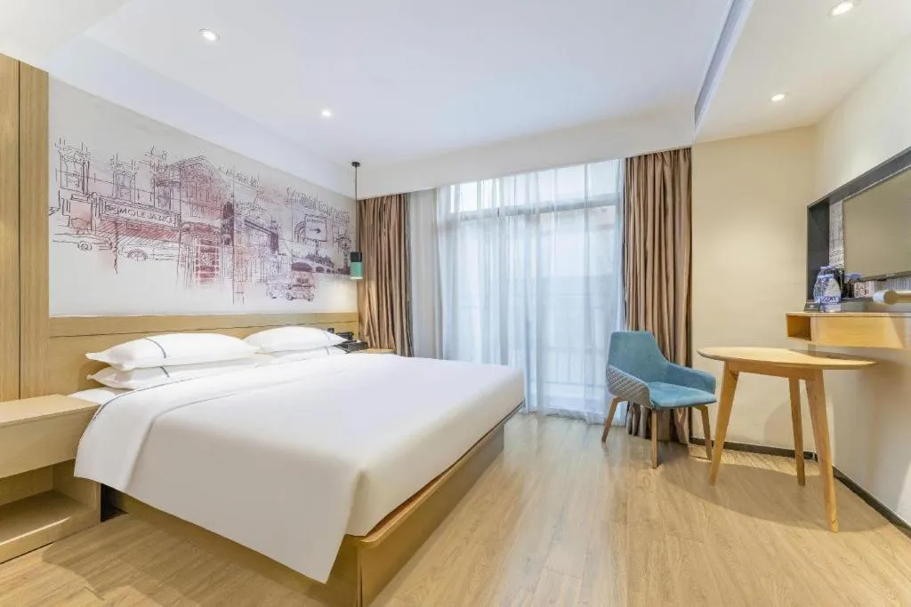 Bed in City Comfort Inn Yangjiang High-tech Zone Pinggang