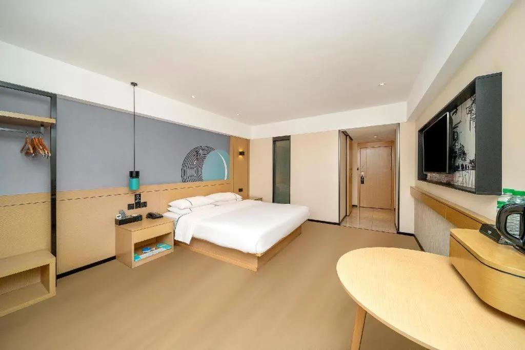 Bed in City Comfort Inn Dali High-speed Railway Station Erhai Park