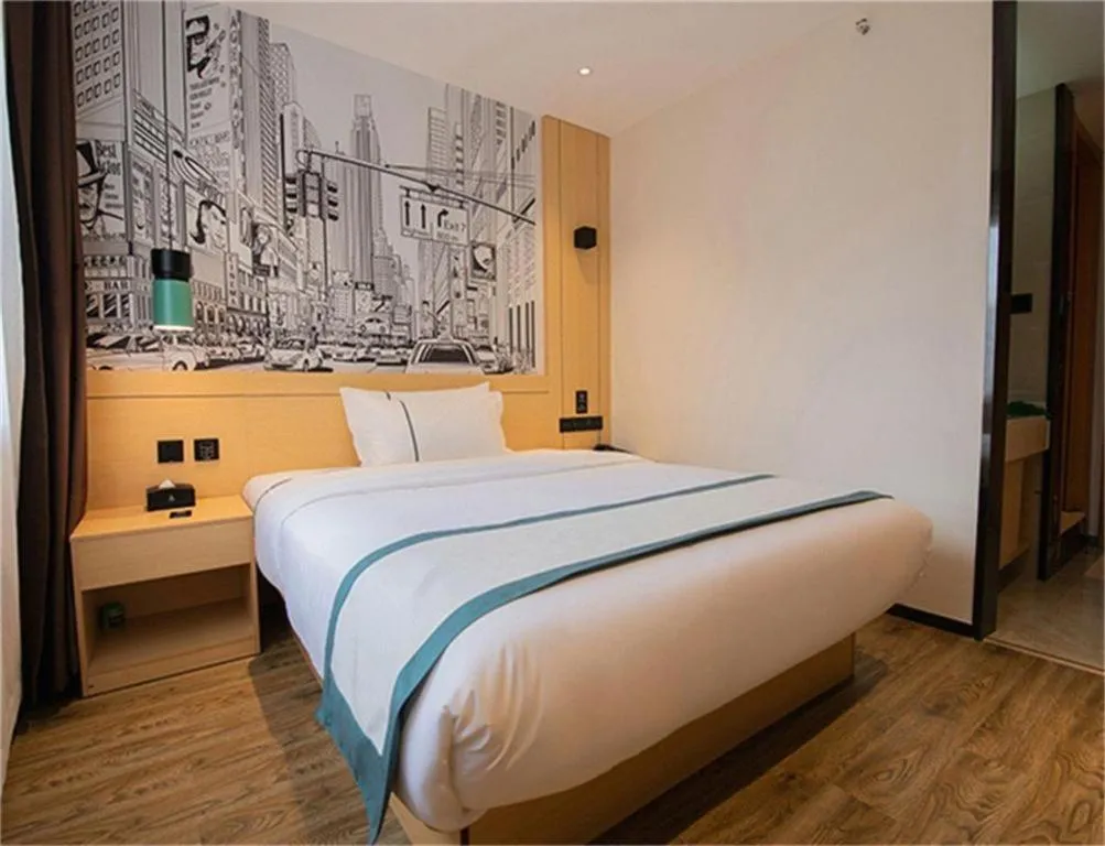 Bed in City Comfort Inn Dali High-speed Railway Station Erhai Park