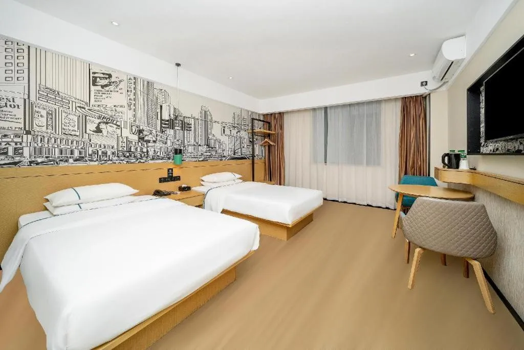 Bed in City Comfort Inn Dali High-speed Railway Station Erhai Park