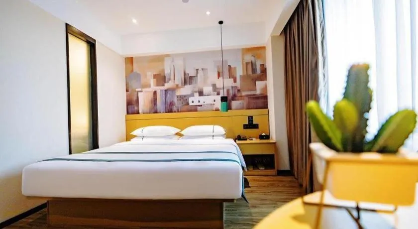 Bed in City Comfort Inn Dali High-speed Railway Station Erhai Park