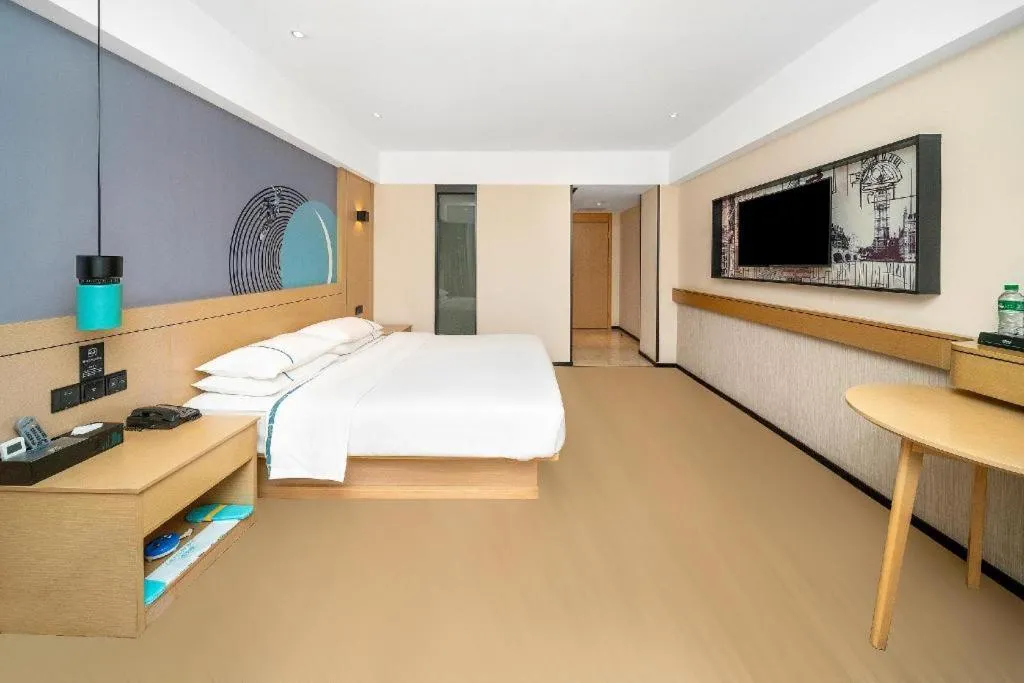 Bed in City Comfort Inn Dali High-speed Railway Station Erhai Park