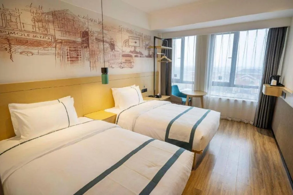 Bed in City Comfort Inn Dali High-speed Railway Station Erhai Park