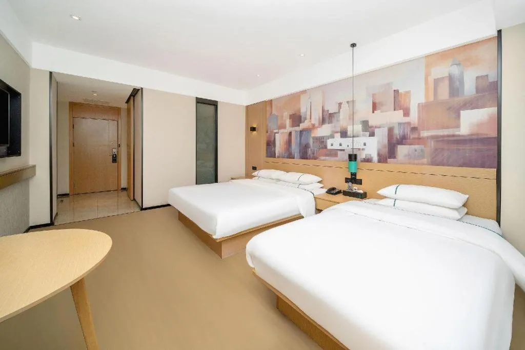 Bed in City Comfort Inn Dali High-speed Railway Station Erhai Park