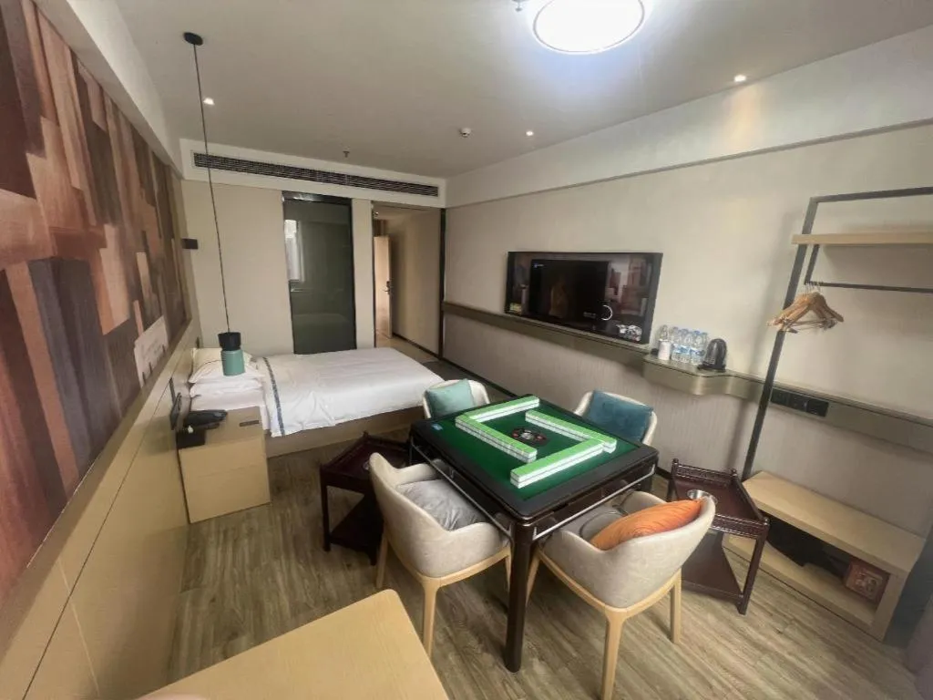 Bed in City Comfort Inn Chengdu Wenjiang Zhujiang Square Guanghua Park Metro Station