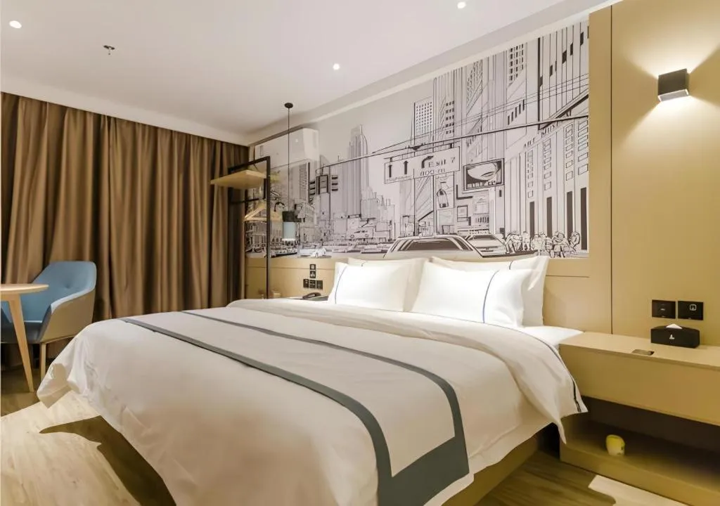 Bed in City Comfort Inn Zhaoqing Sihui Nanjiang Industrial Park