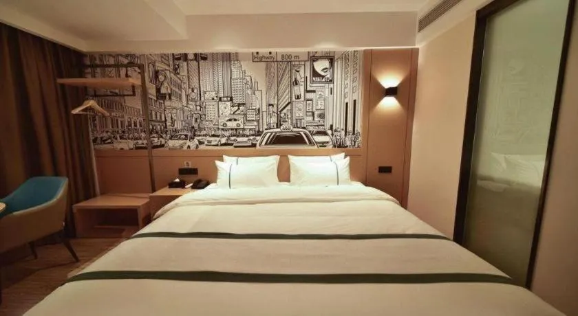 Bed in City Comfort Inn Zhaoqing Sihui Nanjiang Industrial Park