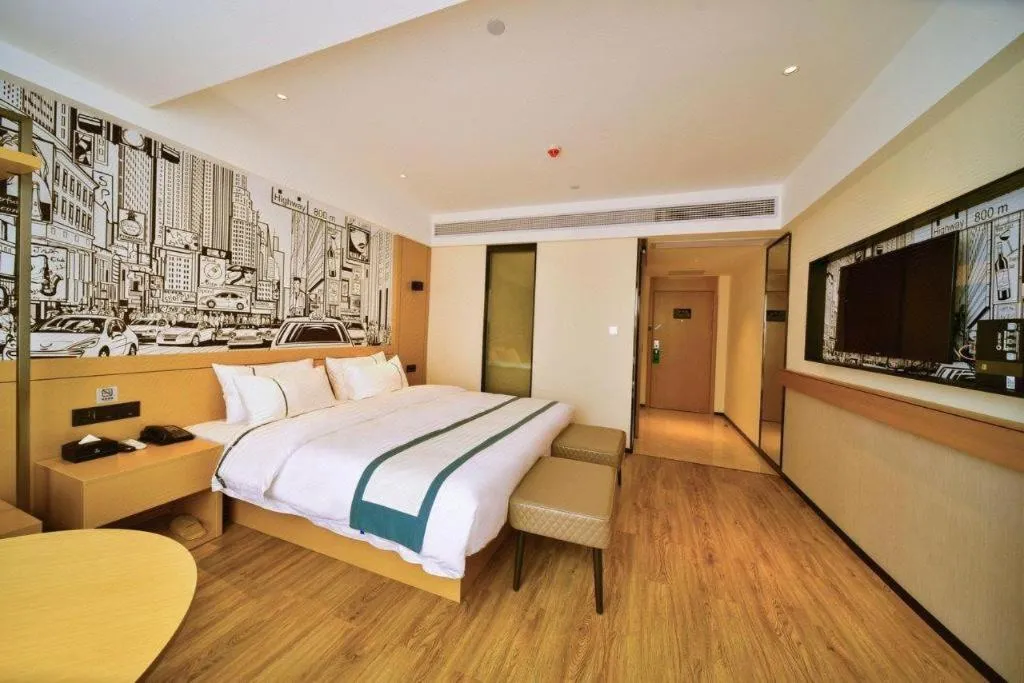 Bed in City Comfort Inn Zhaoqing Sihui Nanjiang Industrial Park