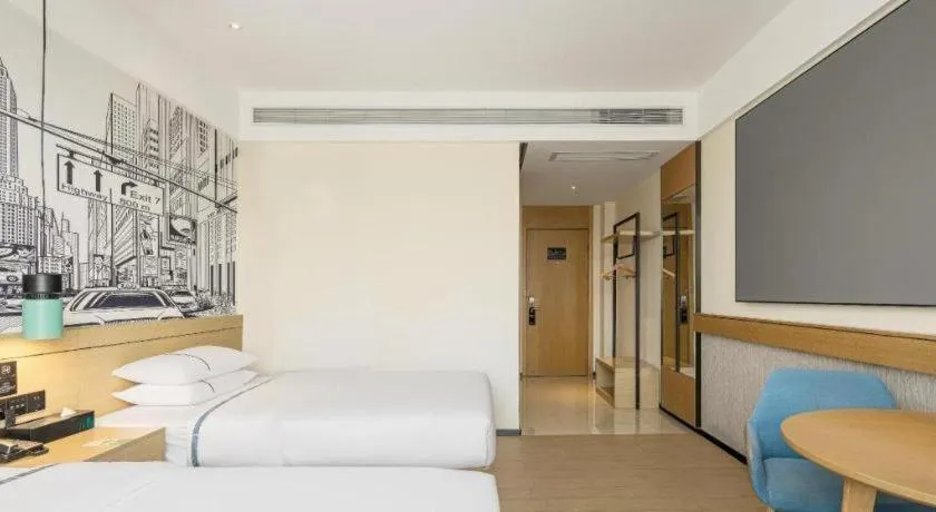 Bed in City Comfort Inn Liuzhou Liucheng