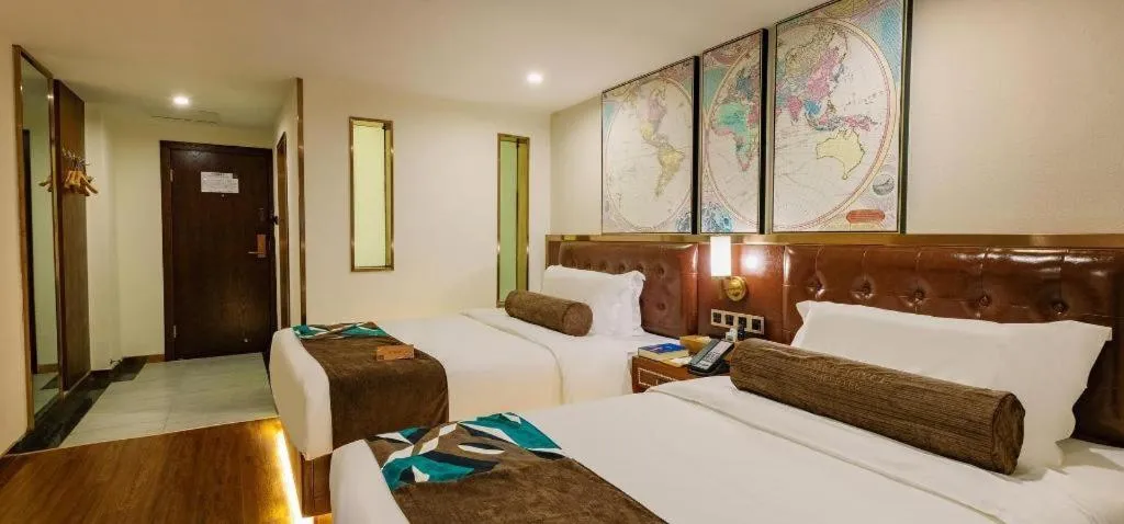 Bed in James Joyce Coffetel Guilin Railway Station Xiangbi Mountain Liangjiang Sihu Wharf