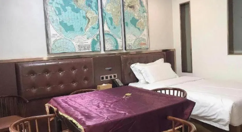 Bed in James Joyce Coffetel Guilin Railway Station Xiangbi Mountain Liangjiang Sihu Wharf