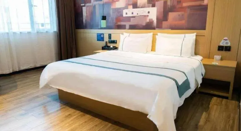 Bed in City Comfort Inn Foshan Sanshui Datang Bed in City Comfort Inn Foshan Sanshui Datang
