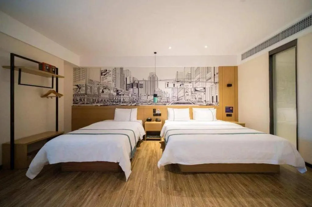 Bed in City Comfort Inn Foshan Sanshui Datang