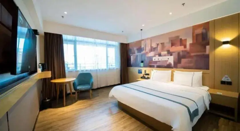 Bed in City Comfort Inn Foshan Sanshui Datang Bed in City Comfort Inn Foshan Sanshui Datang