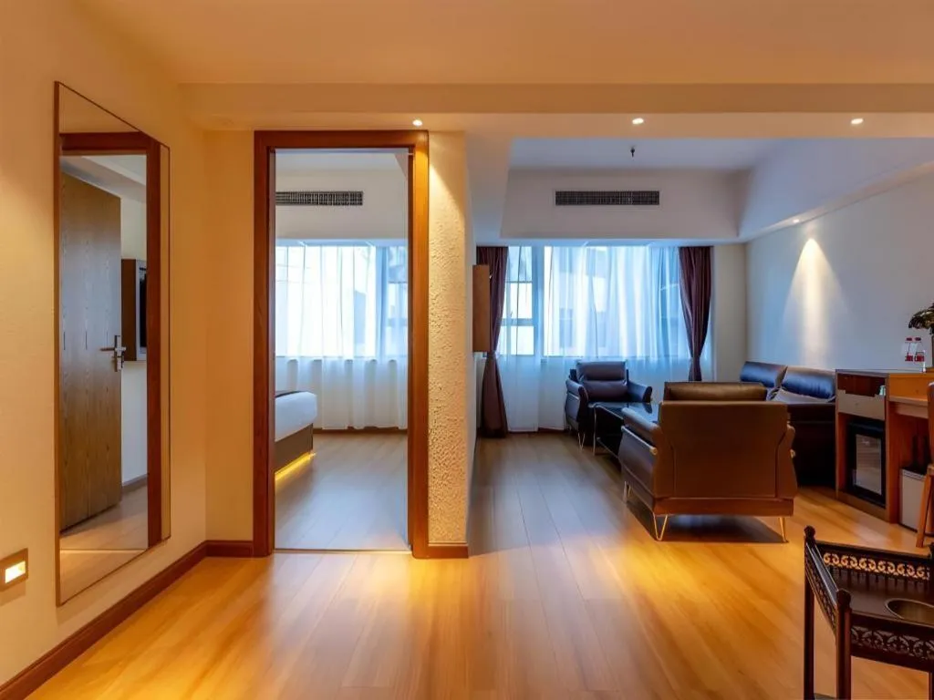 Bed in James Joyce Coffetel Kunming Railway Station Huancheng Nan Road Metro Station