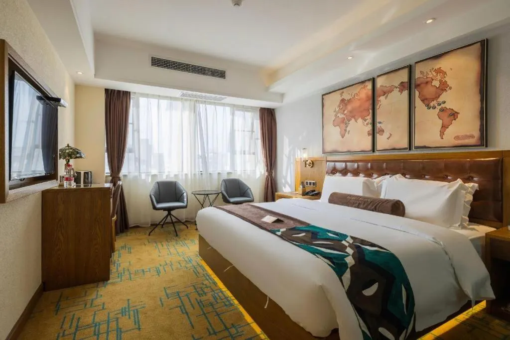 Bed in James Joyce Coffetel Kunming Railway Station Huancheng Nan Road Metro Station