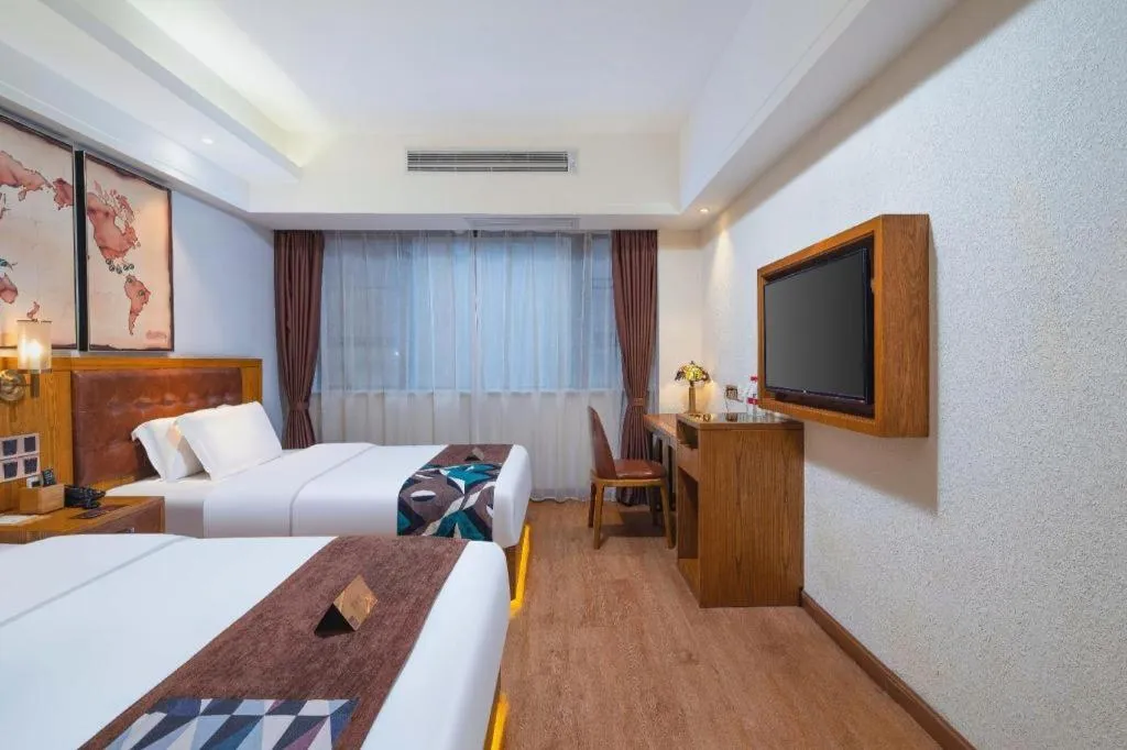 Bed in James Joyce Coffetel Kunming Railway Station Huancheng Nan Road Metro Station