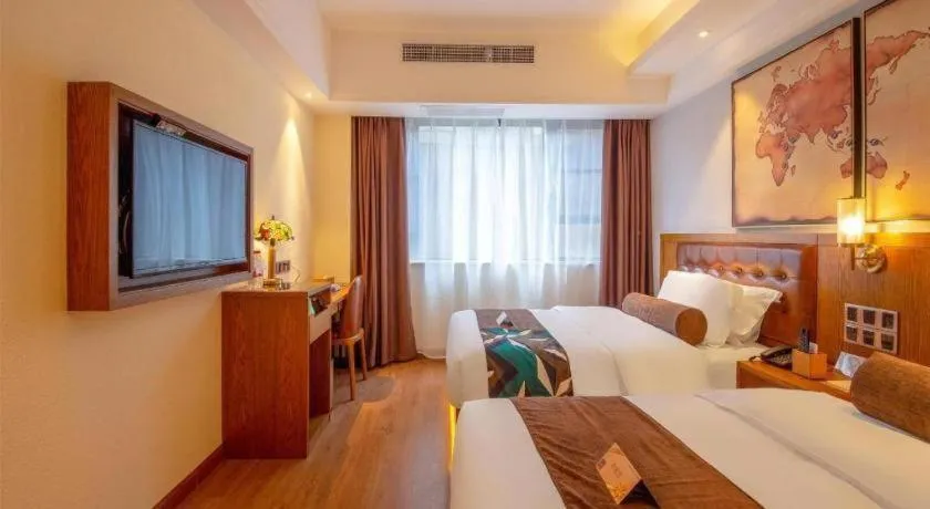 Bed in James Joyce Coffetel Kunming Railway Station Huancheng Nan Road Metro Station