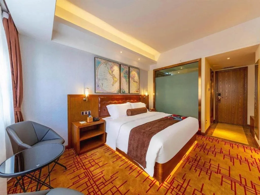 Bed in James Joyce Coffetel Kunming Railway Station Huancheng Nan Road Metro Station