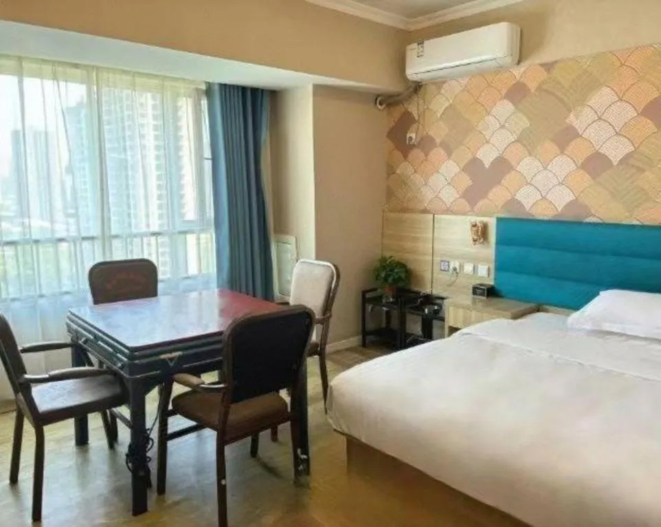 Bed in PAI Hotel Xi'an Kunming Road Hancheng South Road Metro Station