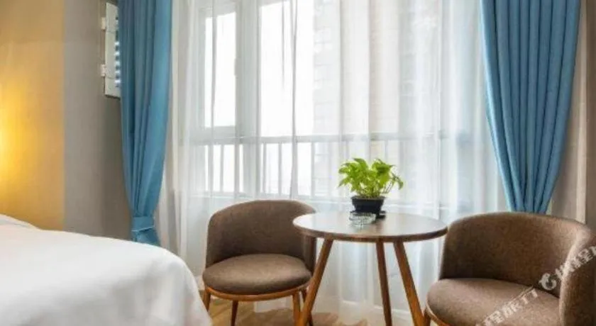 Bed in PAI Hotel Xi'an Kunming Road Hancheng South Road Metro Station