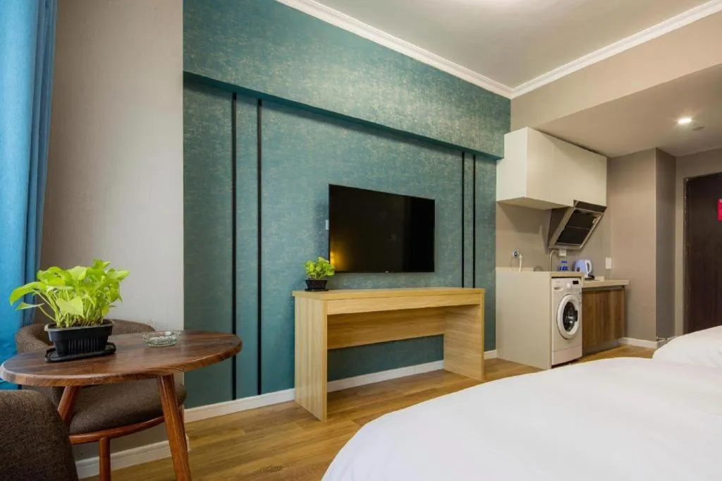 Bed in PAI Hotel Xi'an Kunming Road Hancheng South Road Metro Station