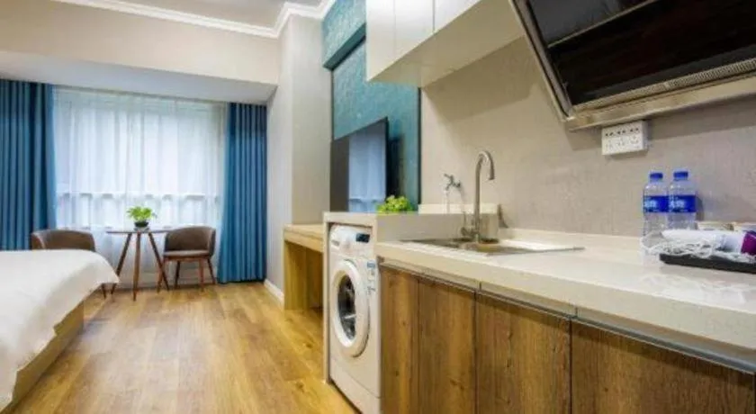 Bed in PAI Hotel Xi'an Kunming Road Hancheng South Road Metro Station