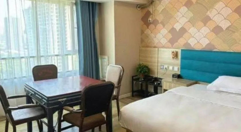 Bed in PAI Hotel Xi'an Kunming Road Hancheng South Road Metro Station