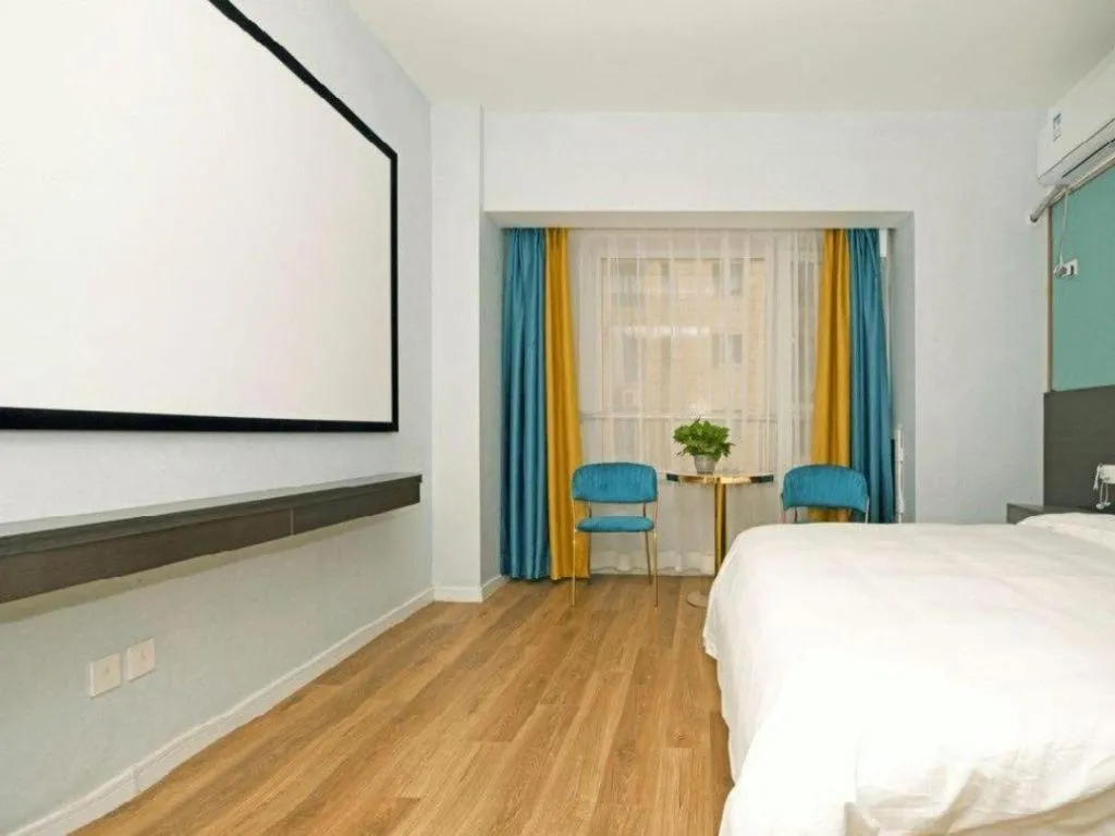 Bed in PAI Hotel Xi'an Kunming Road Hancheng South Road Metro Station