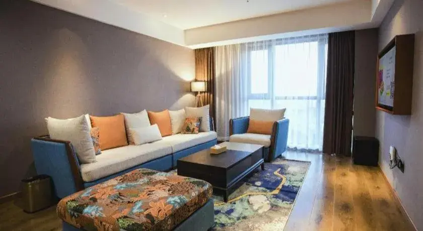 Bed in James Joyce Coffetel Xinyang Municipal Government Railway Station Bed in James Joyce Coffetel Xinyang Municipal Government Railway Station