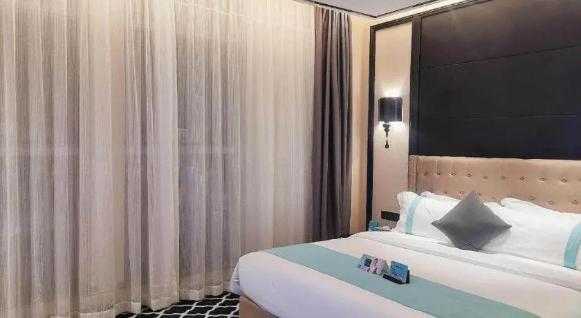 Bed in Xana Hotelle Guangzhou Luogang Science City Huangpi Metro Station