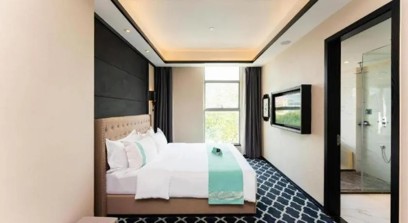 Bed in Xana Hotelle Guangzhou Luogang Science City Huangpi Metro Station