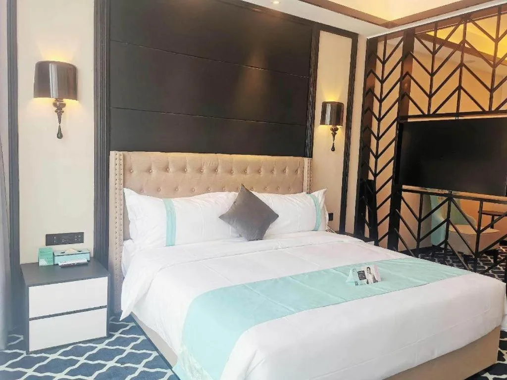 Bed in Xana Hotelle Guangzhou Luogang Science City Huangpi Metro Station