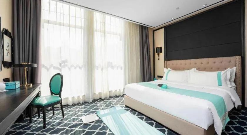 Bed in Xana Hotelle Guangzhou Luogang Science City Huangpi Metro Station