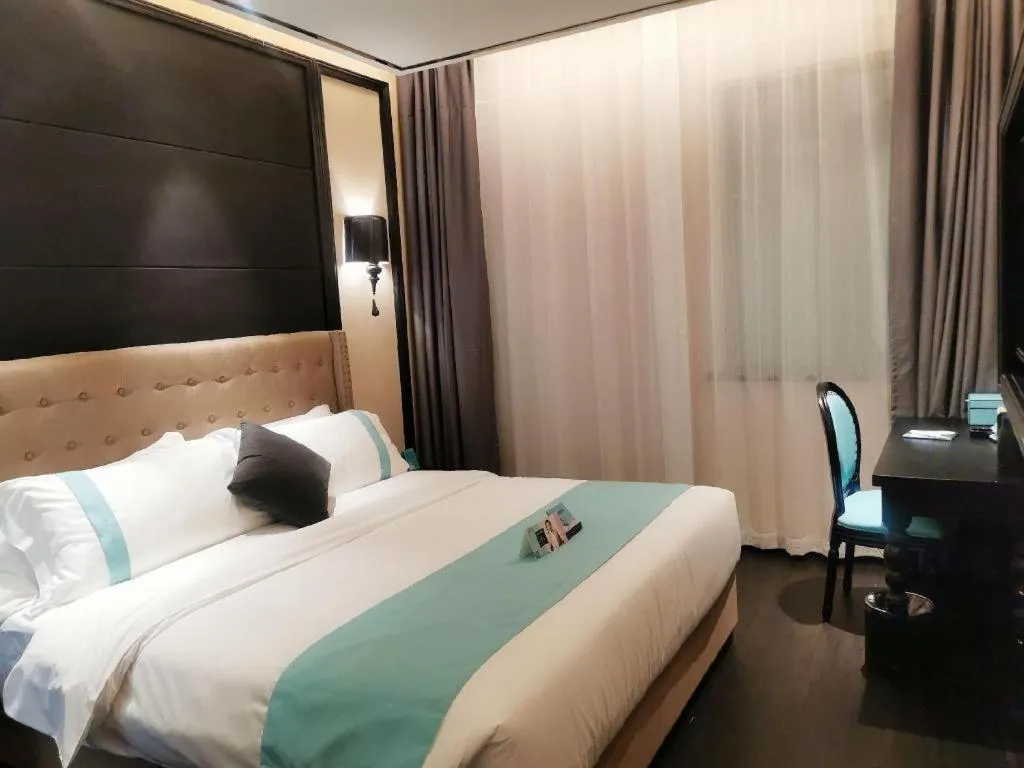 Bed in Xana Hotelle Guangzhou Luogang Science City Huangpi Metro Station