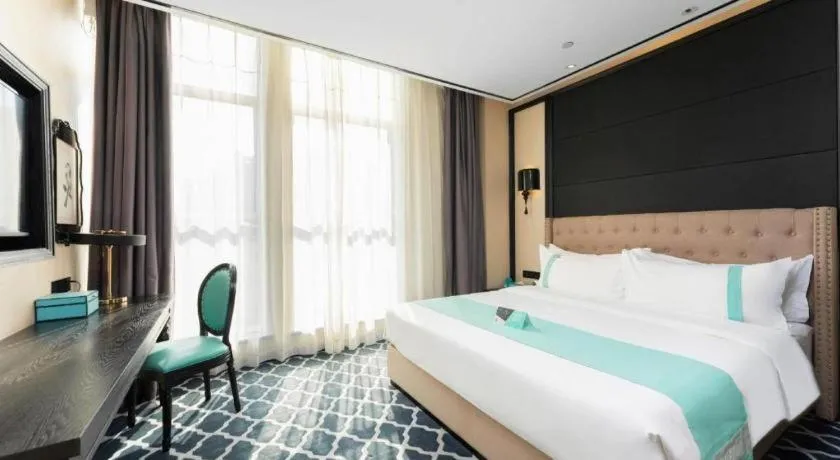 Bed in Xana Hotelle Guangzhou Luogang Science City Huangpi Metro Station